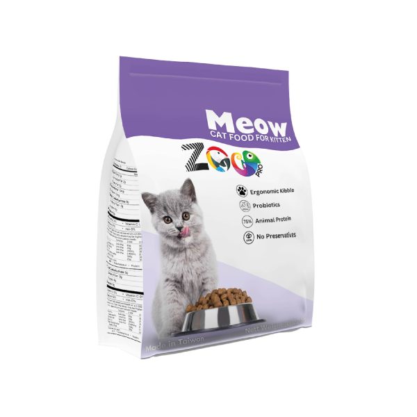 ZooPro Meow Dry Cat Food for Kitten 1kg