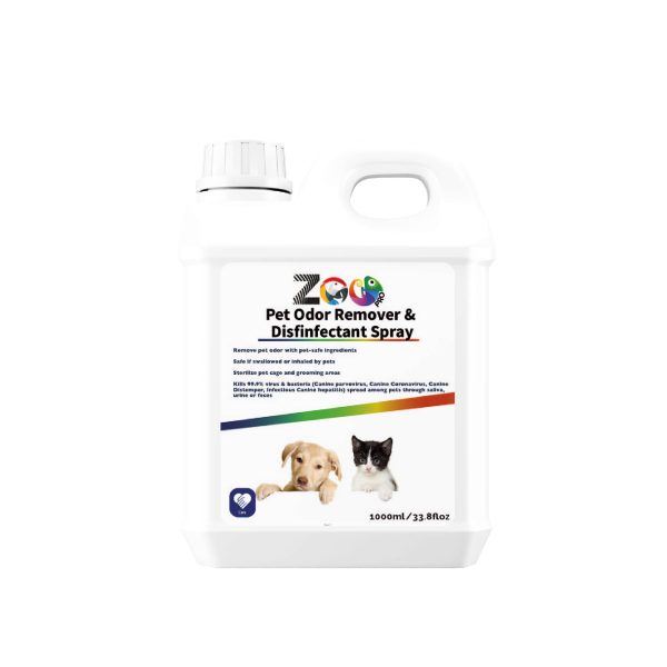 ZooPro Pet Odor & Disinfectant Spray 1L Refill